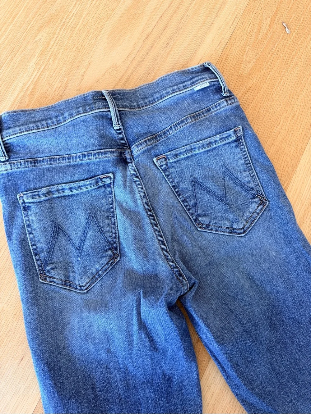 Mother Women’s High-Rise Skinny Jeans in Blue